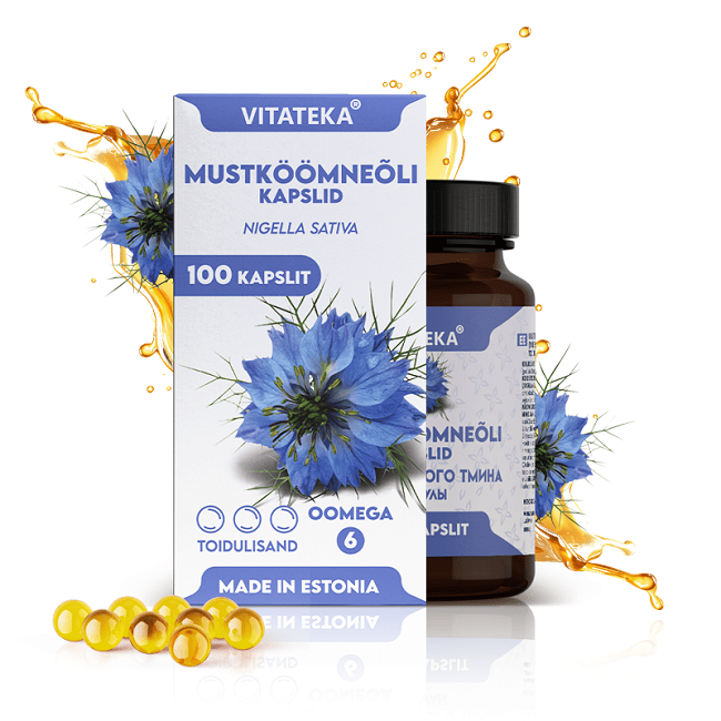 Капсулы масла чёрного тмина, 100 шт